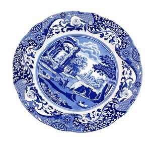 Spode Blue Italian Dinner Plate Made in England